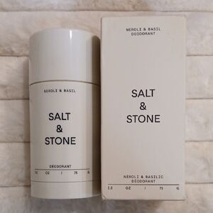 Salt & Stone Neroli & Basil Deodorant - White